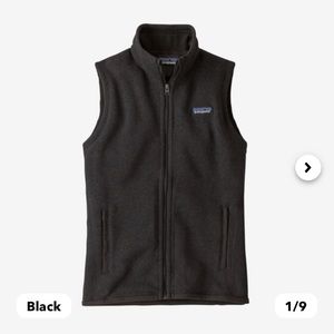 Patagonia better sweater vest- black
